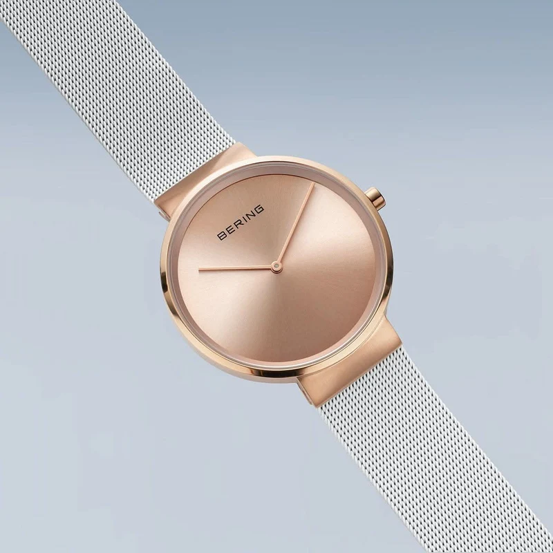 Bering Classic 14539-266 Uhr • Kratzfestes Saphirglas • Feines Milanaise-Armband