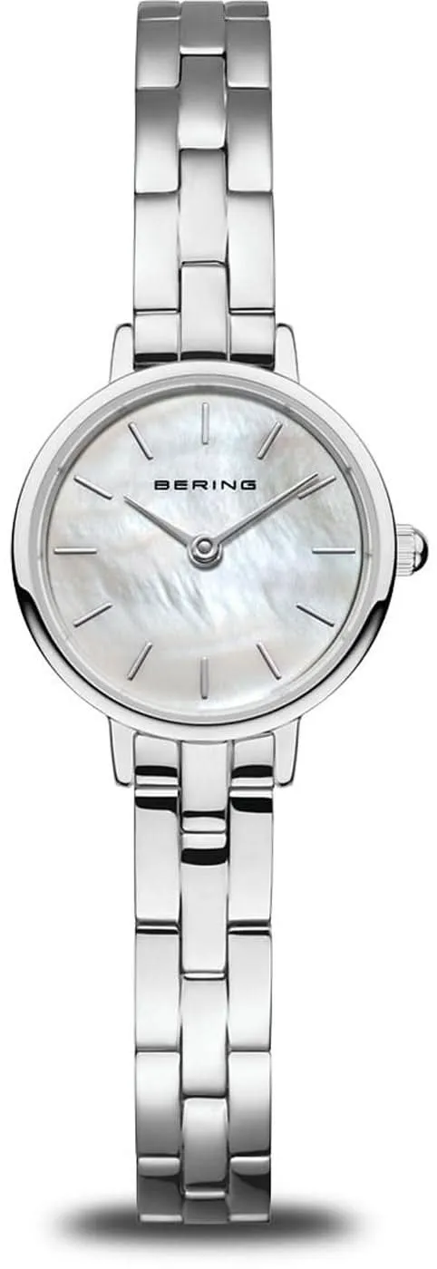 Bering Classic 11022-704 Damenuhr • Kratzfestes Saphirglas • Perlmutt-Zifferblatt
