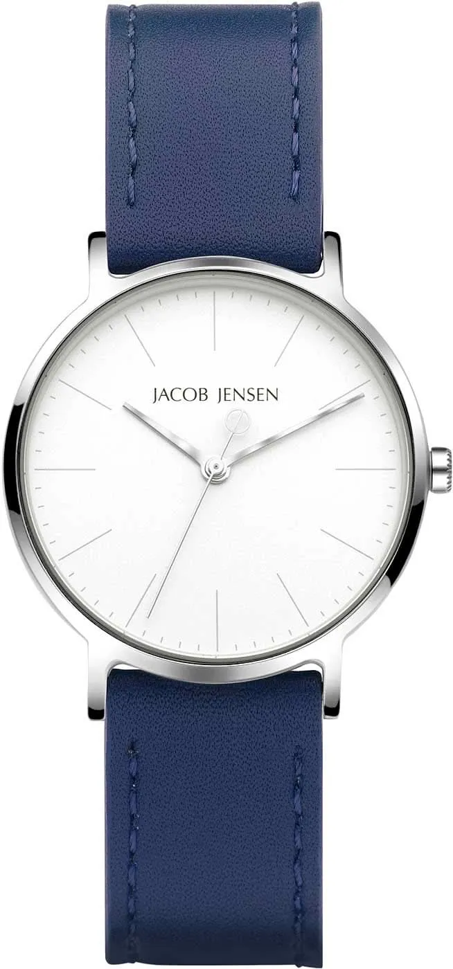 Jacob Jensen Timeless Nordic 173 Damenuhr • Titan • Saphirglas