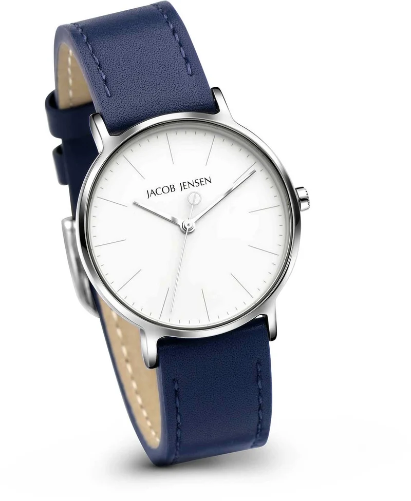 Jacob Jensen Timeless Nordic 173 Damenuhr • Titan • Saphirglas