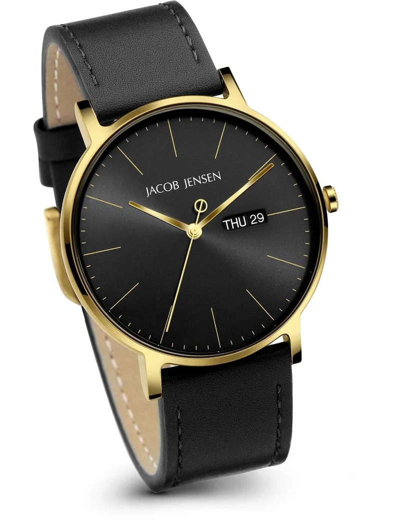 Jacob Jensen 165 Herrenuhr • Titan • Dänisches Design
