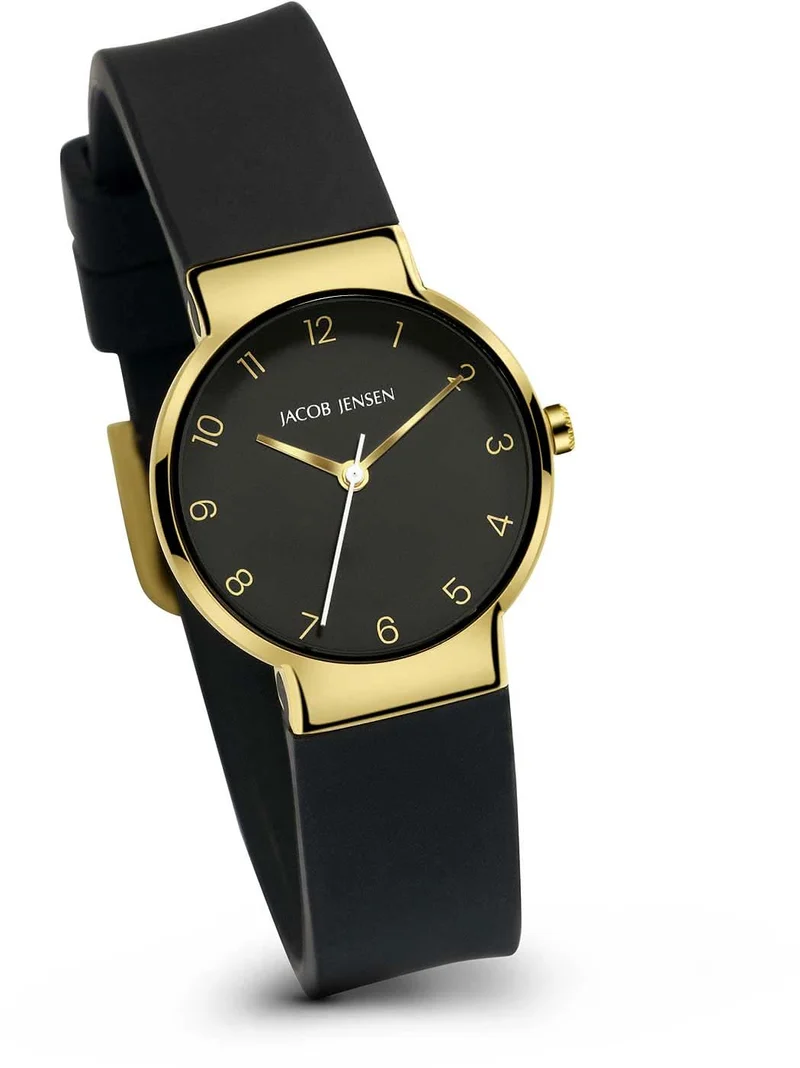 Jacob Jensen Classic 195 Damenuhr • Minimalismus • Titan