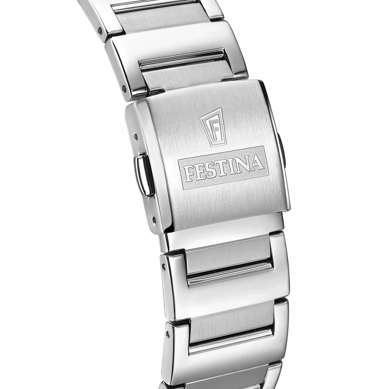 Festina On the Square F20677/1 Herrenuhr • Edelstahl • Chic