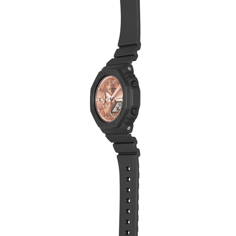Casio GMA-S2100MD-1AER Damen G-Shock Classic Schwarz • Roségoldenes Zifferblatt • 20 bar wasserdicht