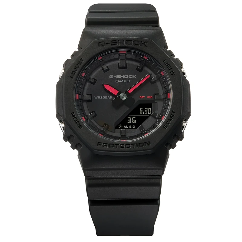 Casio G-Shock GMA-P2100SA-1A1ER Damen Armbanduhr Schwarz • Biobasiertes Resin • Neobrite Leuchtzeiger