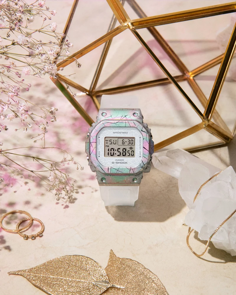 Casio G-SHOCK GM-S5640GEM-7ER Damenuhr • Limitierte Sonderedition • Mineralglas