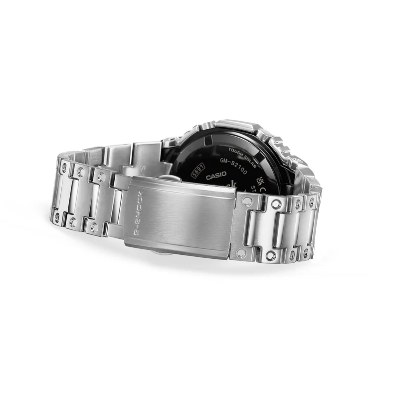 Casio G-Shock GM-B2100SD-1AER Herrenuhr • Vollmetall Edelstahl • Tough Solar & Bluetooth