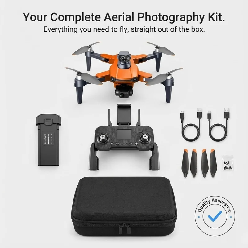 Drone met Camera – Professionele Camera Drone met 8K Dual Camera, GPS en Borstelloze Motoren | Sansoti
