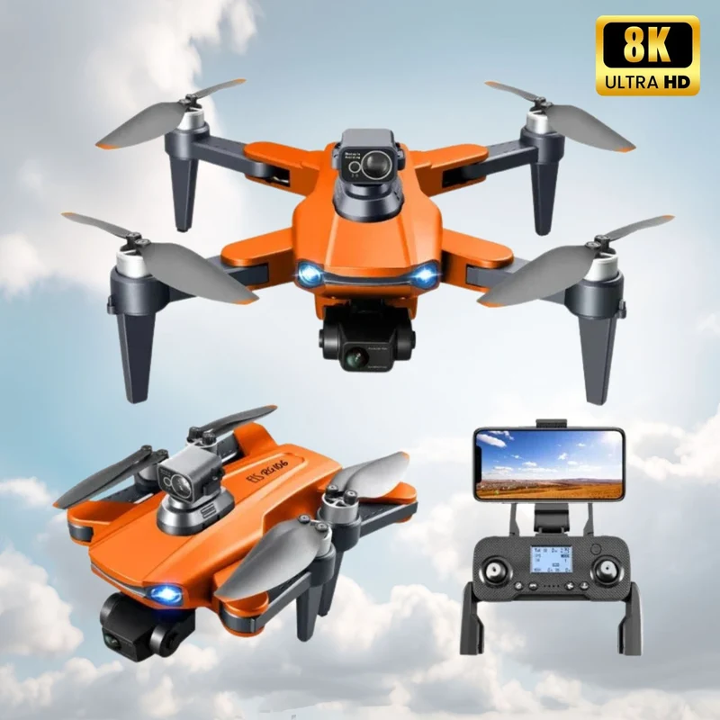 Drone met Camera – Professionele Camera Drone met 8K Dual Camera, GPS en Borstelloze Motoren | Sansoti