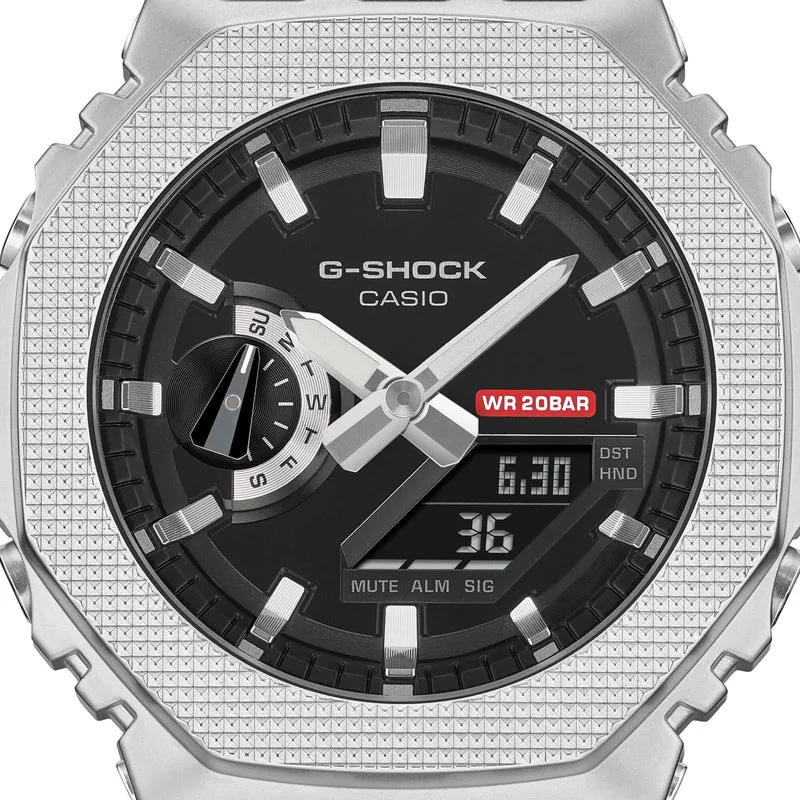 Casio G-Shock GM-2100M-1AER Herrenuhr • Metall-Lünette • Analog-Digital