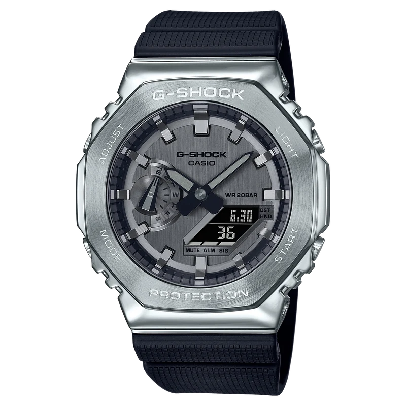 Casio G-Shock GM-2100-1AER-MAN Herren • Star Wars Mandalorian Edition • Stoßfestes Metallgehäuse