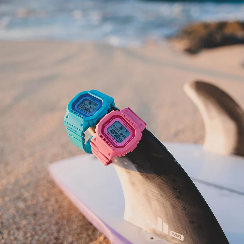 Casio GLX-S5610-4ER Damen Digitaluhr G-Lide Pink • Gezeitengrafik & Monddaten • Biobasiertes Resin