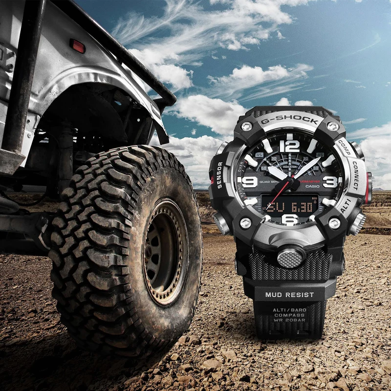 Casio G-Shock Mudmaster GG-B100XM-1AER Herrenuhr • Kohlefaser-Gehäuse • Digitaler Kompass
