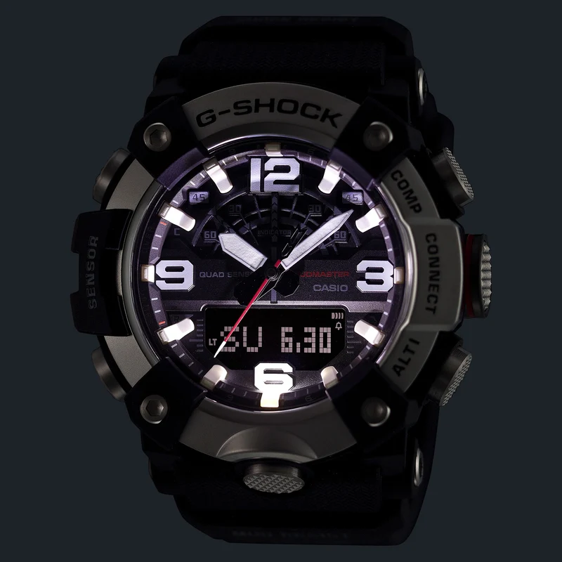 Casio G-Shock Mudmaster GG-B100XM-1AER Herrenuhr • Kohlefaser-Gehäuse • Digitaler Kompass