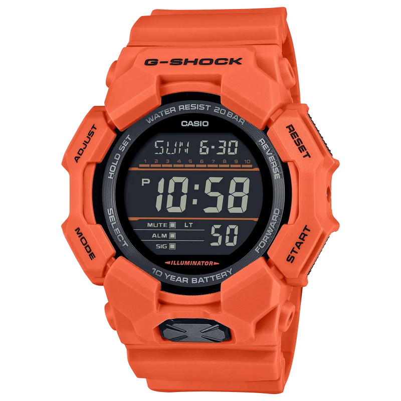 Casio GD-010-4ER Herren G-Shock Classic • Carbon Core Guard • 10 Jahre Batterie