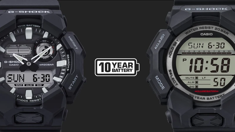 Casio GD-010-4ER Herren G-Shock Classic • Carbon Core Guard • 10 Jahre Batterie