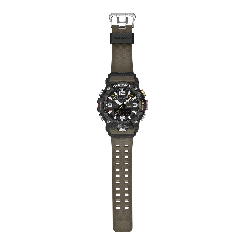 Casio G-Shock Mudmaster GG-B100X-1A3ER Herrenuhr • Biobasiertes Resin-Gehäuse • Digitaler Kompass & Höhenmesser