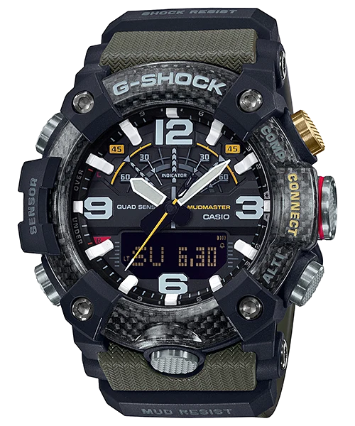 Casio G-Shock Mudmaster GG-B100-1A3ER Herren • Quad-Sensor-Technologie • Carbon Core Guard