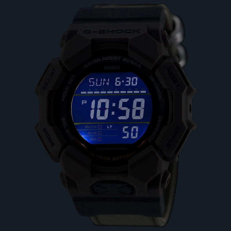 Casio G-Shock GD-010CE-5ER Herrenuhr • 20 bar Wasserdicht • Biobasiertes Harz