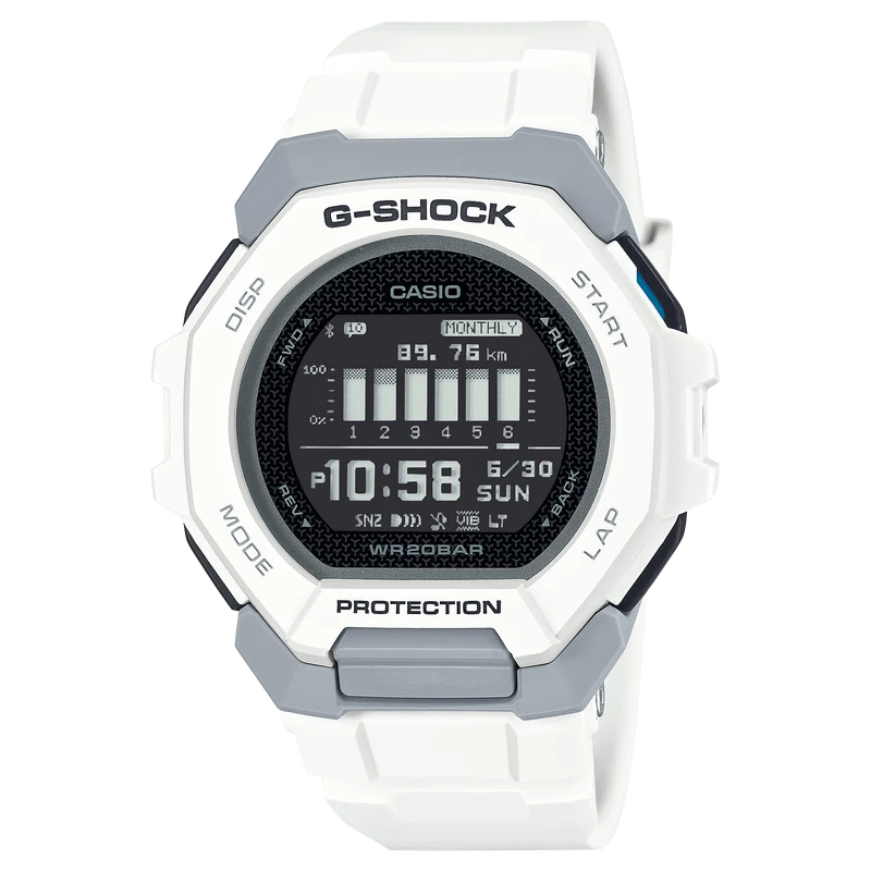 Casio GBD-300-7ER Herrenuhr G-Shock Classic • Bluetooth-Trainingscomputer • Mineralglas