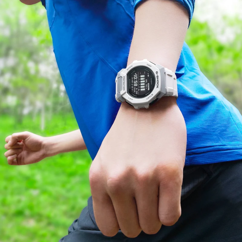 Casio GBD-300-7ER Herrenuhr G-Shock Classic • Bluetooth-Trainingscomputer • Mineralglas