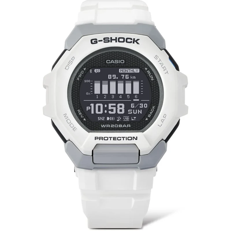 Casio GBD-300-7ER Herrenuhr G-Shock Classic • Bluetooth-Trainingscomputer • Mineralglas