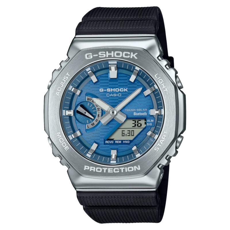 Casio G-Shock GBM-2100A-2BER Herrenuhr • Tough Solar & Bluetooth • Biobasiertes Harz