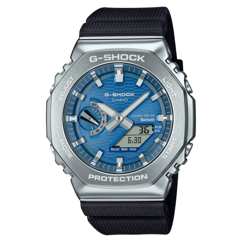Casio G-Shock GBM-2100A-2BER Herrenuhr • Tough Solar & Bluetooth • Biobasiertes Harz