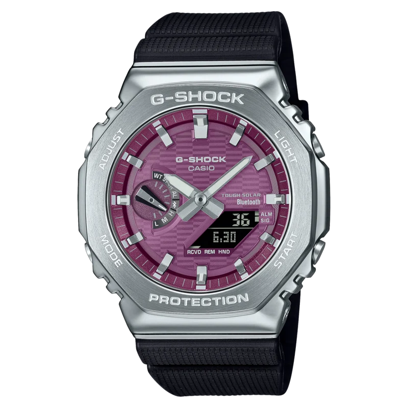 Casio G-Shock GBM-2100A-4BER Herrenuhr • Solar & Bluetooth • Biobasiertes Harz