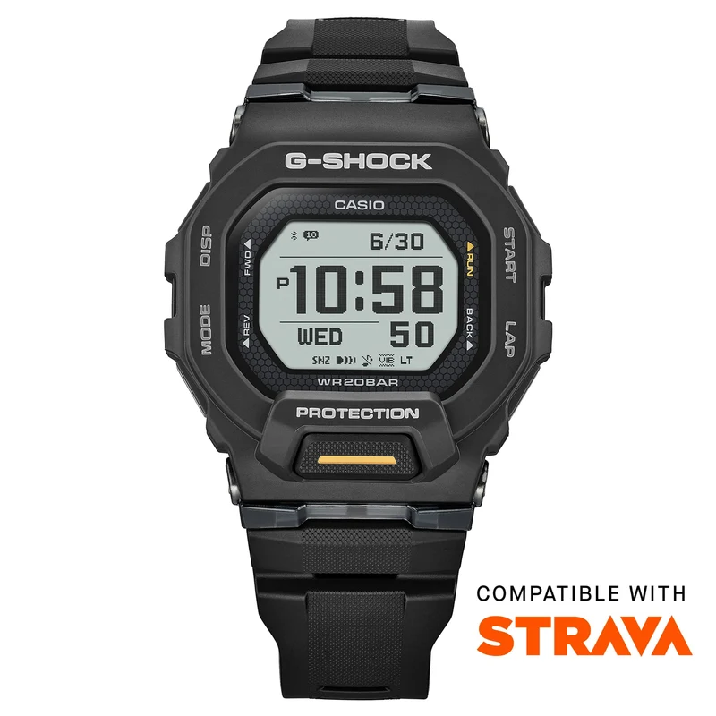 Casio GBD-200-1A1ER G-Shock G-Squad Herren • MIP-LCD Display • Bluetooth Distanz-Tracking