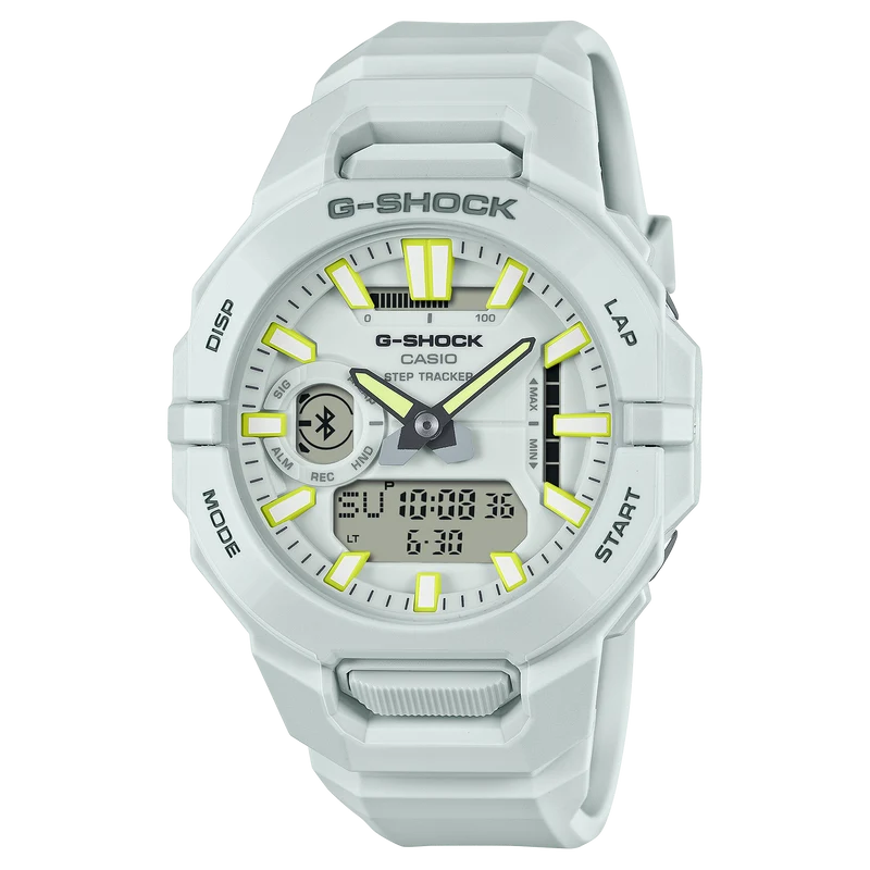Casio G-Shock GBA-950-7AER Herren Armbanduhr Weiß • Schrittzähler & Bluetooth • Stoßfest 20 bar