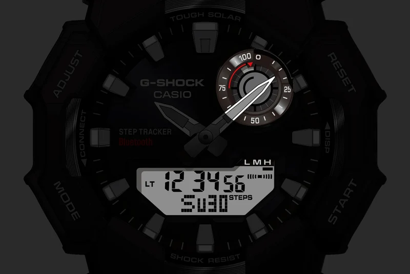 Casio G-Shock GA-B010-3AER Herrenuhr • Solarantrieb mit Bluetooth • Schrittzähler