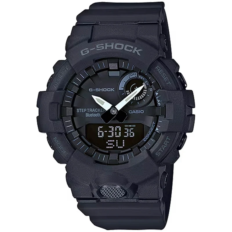 Casio GBA-800-1AER G-Shock Herrenuhr Schwarz • Bluetooth Schrittzähler • 20 BAR wasserdicht