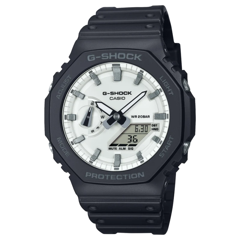 Casio G-SHOCK GA-2100WD-1AER Herrenuhr • Monochromatisches Design • Carbon Core Guard