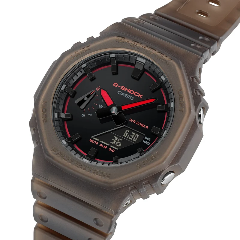 Casio G-Shock GA-2100K-5AER Herrenuhr • Carbon Core Guard • Analog-Digital