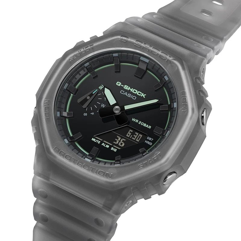 Casio G-Shock GA-2100K-1AER Herren • Carbon Core Guard • Weltzeit