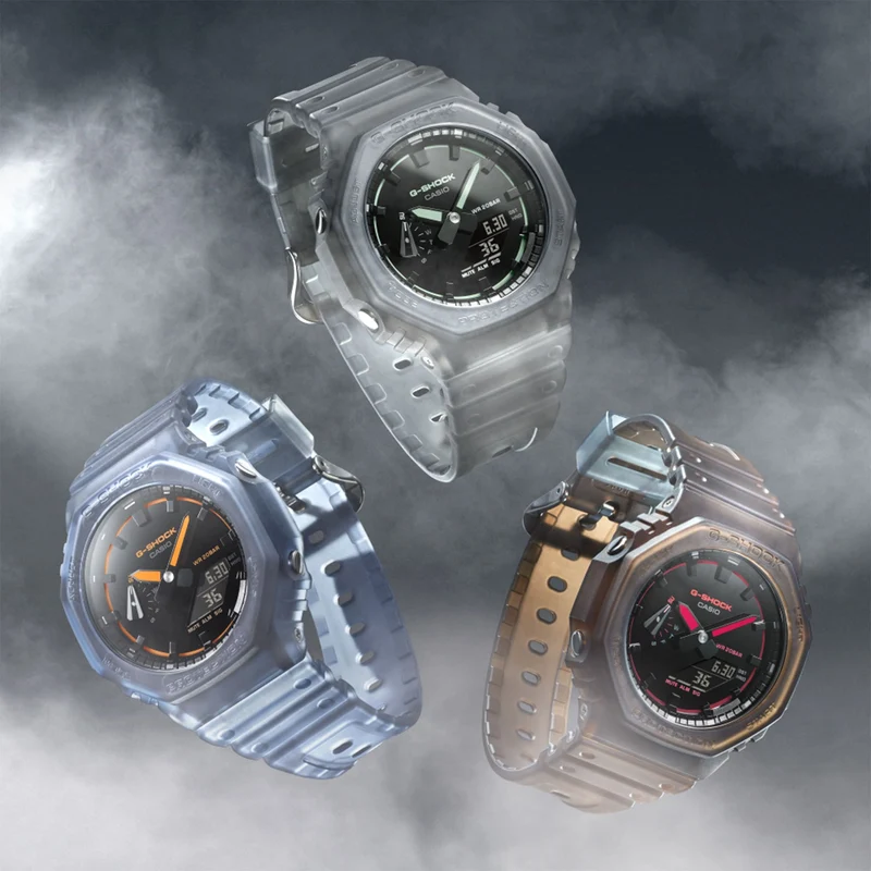 Casio G-Shock GA-2100K-1AER Herren • Carbon Core Guard • Weltzeit