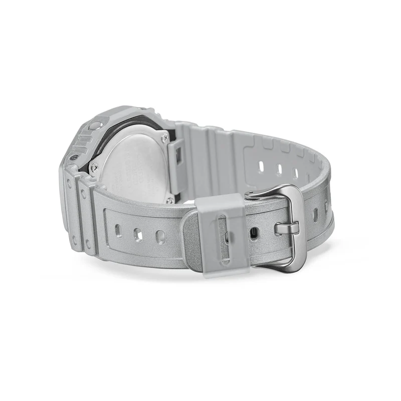 Casio GA-2100FF-8AER G-Shock Classic Herrenuhr Silbermetallic • Carbon Core Guard • Stoßfest & 20 bar
