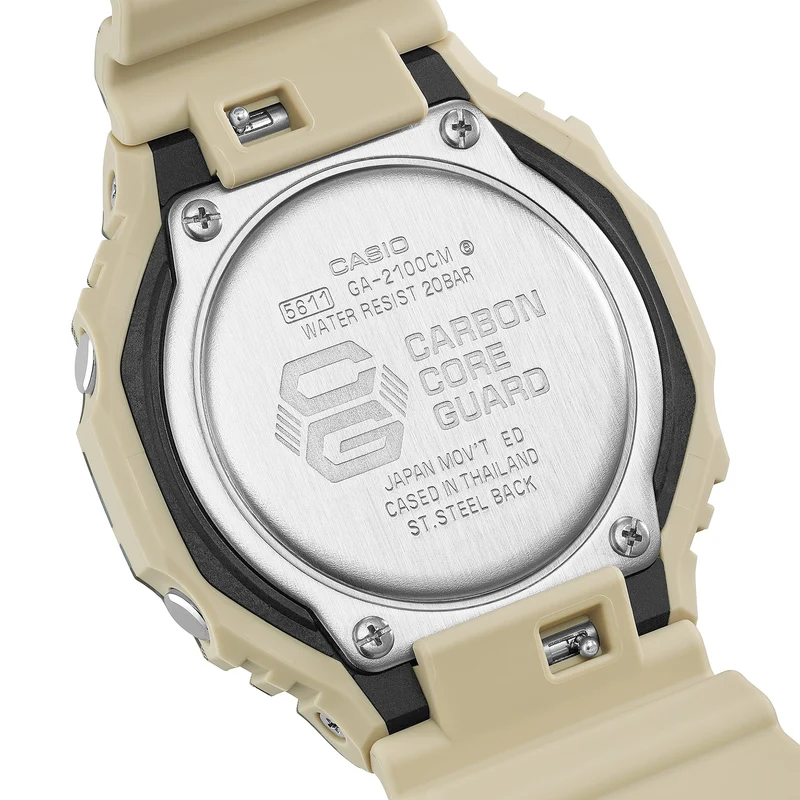 Casio G-Shock GA-2100CM-5AER Herrenuhr • Tarnmuster-Design • 20 BAR Wasserdicht