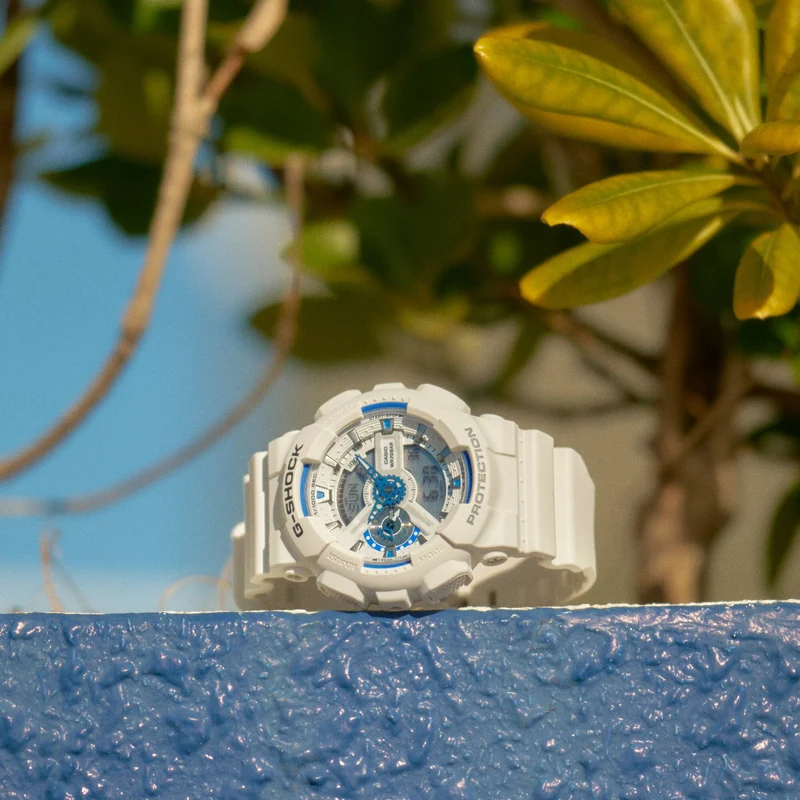 Casio G-Shock GA-110HDS-7AER Herrenuhr • Phosphoreszierendes Zifferblatt • 20 bar wasserdicht