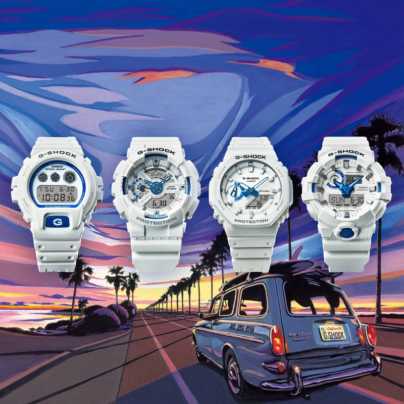 Casio G-Shock GA-110HDS-7AER Herrenuhr • Phosphoreszierendes Zifferblatt • 20 bar wasserdicht