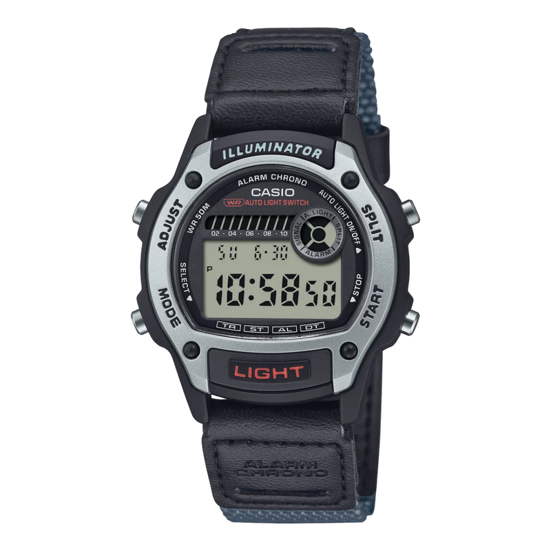 Casio W-220HF-8AVEF Unisex Armbanduhr • Alarm-Chronograph • Digitales Quarzwerk