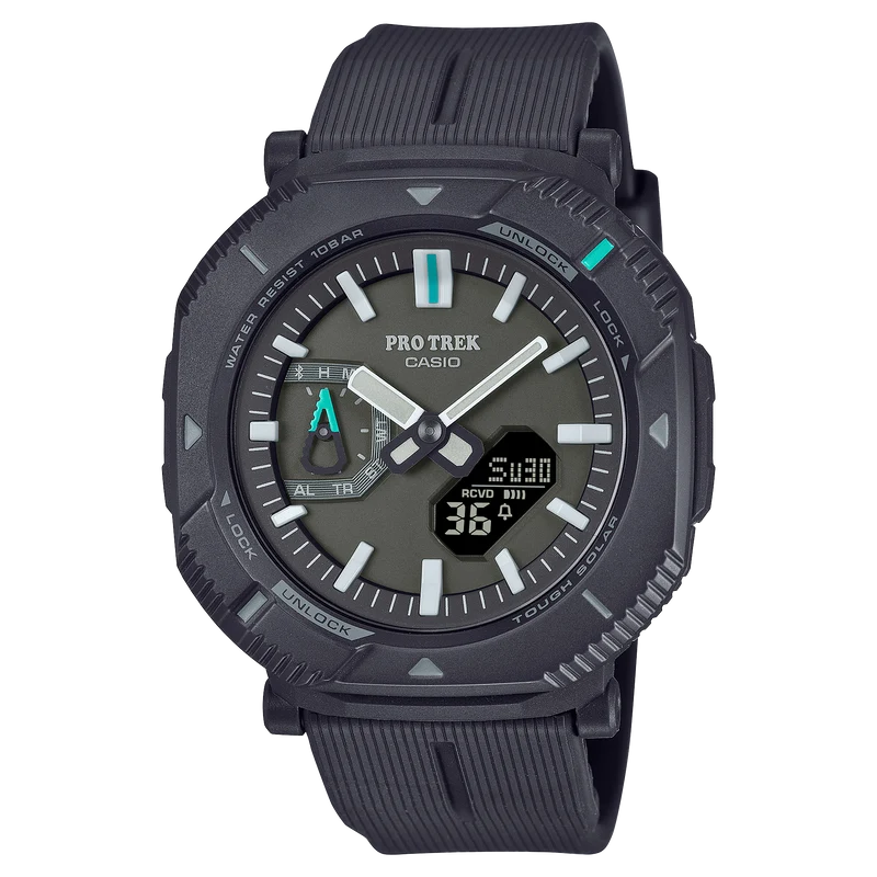Casio Pro Trek PRJ-B001-1ER Herrenuhr • Tough Solar & Bluetooth • Drehbare Schutzlünette