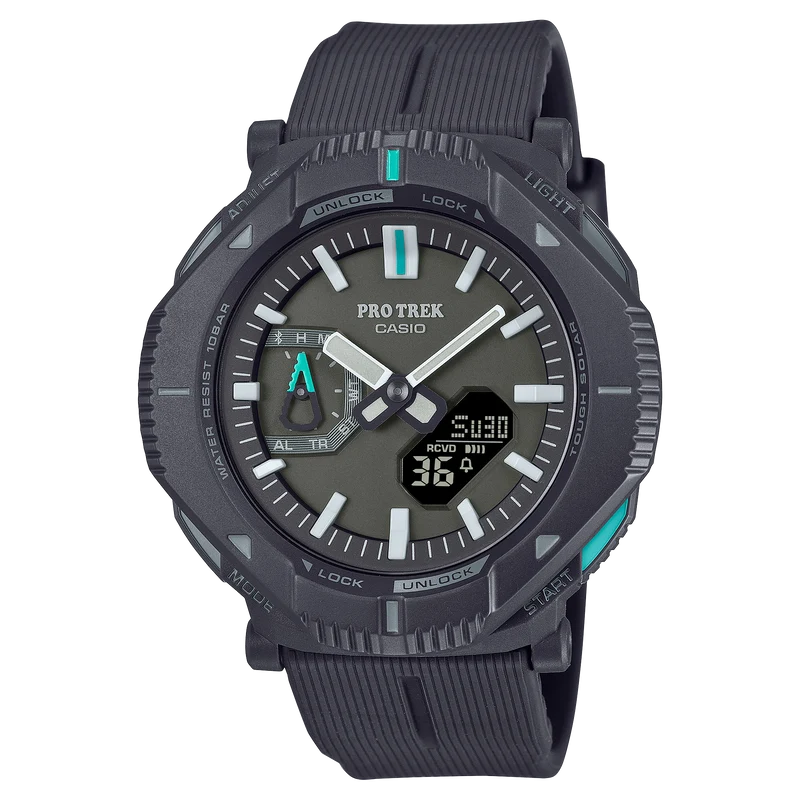 Casio Pro Trek PRJ-B001-1ER Herrenuhr • Tough Solar & Bluetooth • Drehbare Schutzlünette