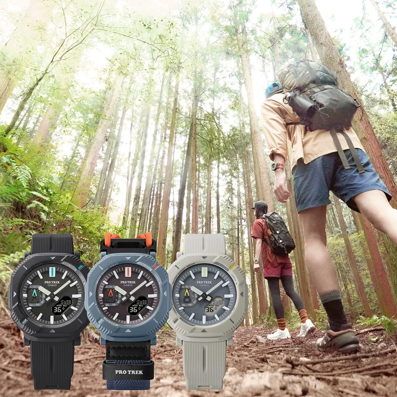 Casio Pro Trek PRJ-B001-1ER Herrenuhr • Tough Solar & Bluetooth • Drehbare Schutzlünette