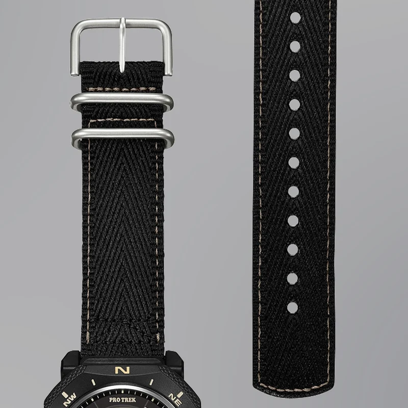 Casio Pro Trek PRG-69B-1ER PRG-69 Series Armbanduhr Schwarz • Solarbetrieb • Dreifachsensor