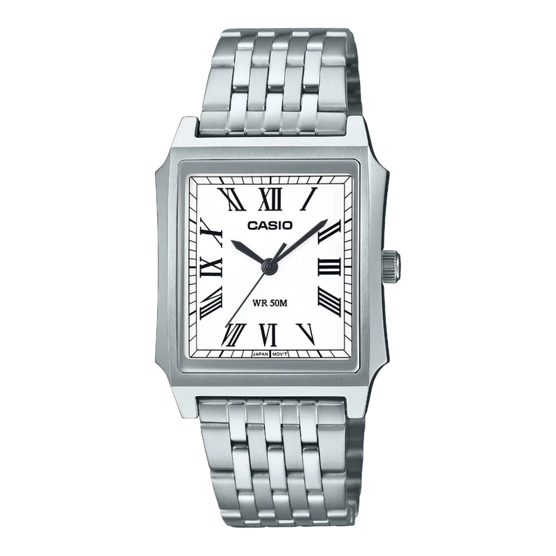 Casio Vintage MTP-B190D-7BVEF Herrenuhr • Edelstahlarmband • Mineralglas