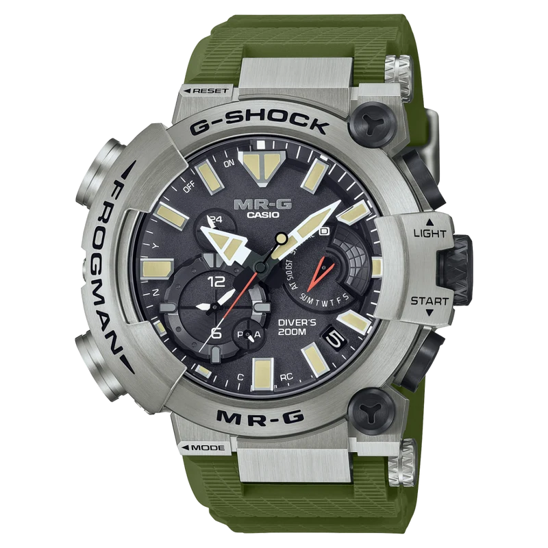 Casio MR-G MRG-BF1000RG-3ADR Herren • Saphirglas • Titan-Taucheruhr 200 m