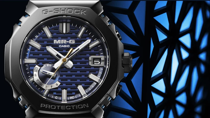 Casio MR-G MRG-B2100R-2ADR Herrenuhr • Tough Solar mit Bluetooth • Saphirglas