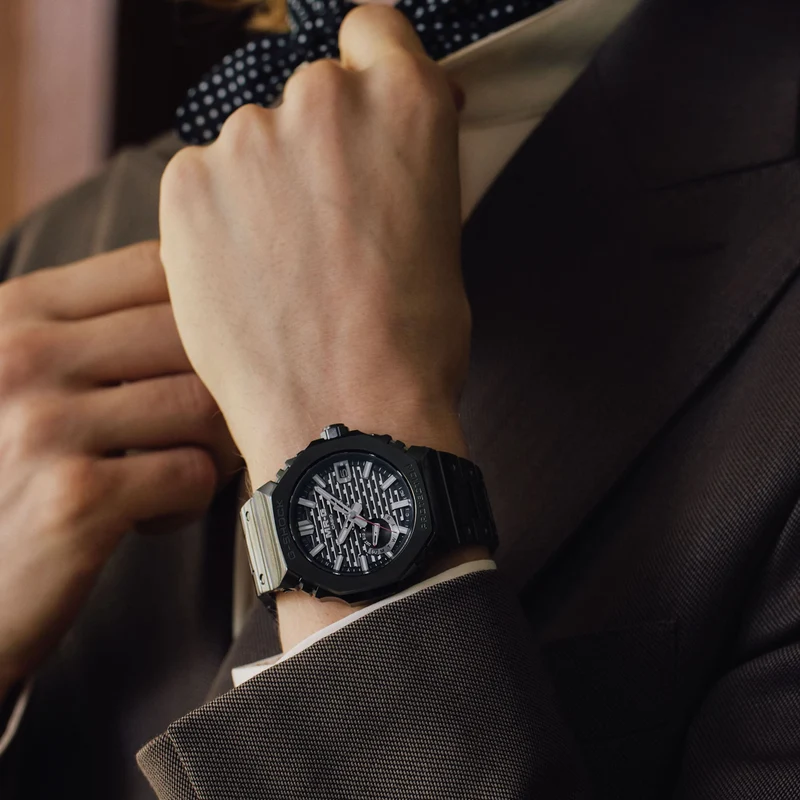 Casio G-Shock MR-G MRG-B2100B-1ADR Herrenuhr Schwarz • Saphirglas mit Antireflexbeschichtung • Solar-Funk mit Bluetooth